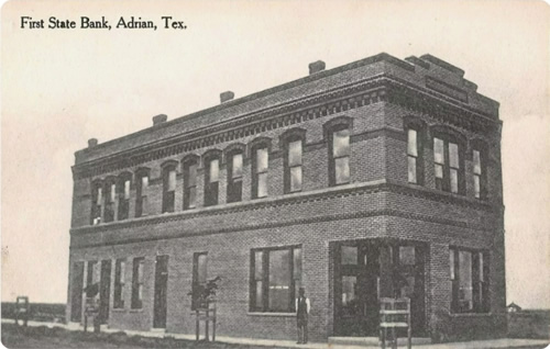Adrian, TX - First State Bank in Frontier Days
