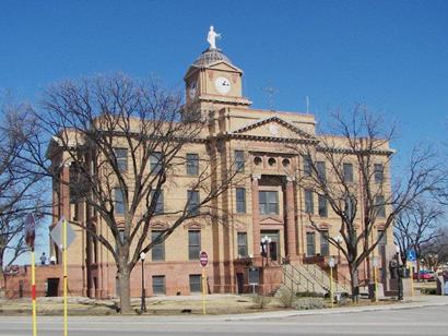 Anson Texas 1910 Jones County Courthouse 