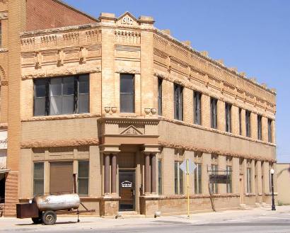 Anson Tx - 1907 Corner Brick Building