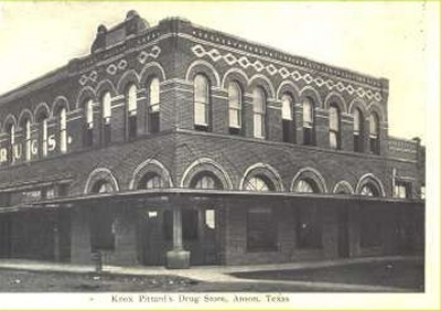 Anson Tx - Knox Pittards Drug Store 