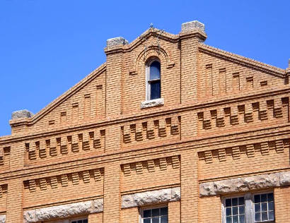 Anson Texas Opera House  brick work detail