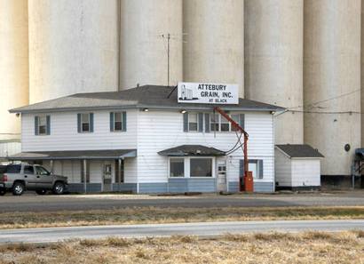 Black, Texas grain elevators office