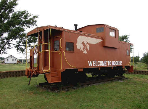 Booker Tx - Caboose Display