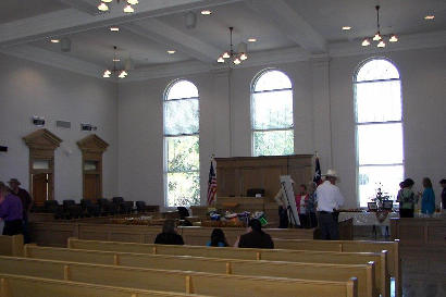 Brownfield Texas - Terry County Courthouse district courtroom