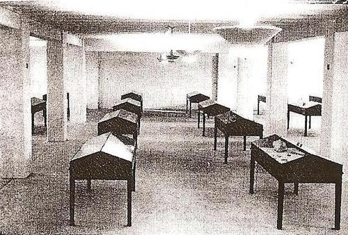 Panhandle Plains Historical Museum basement, Canyon Texas old photo