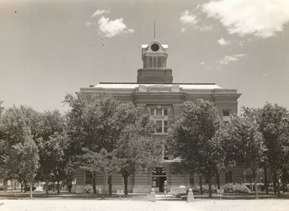 1908 Randall County Courthouse, Canyon, Texas old photo
