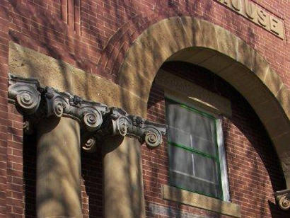 Channing TX - Hartley County Courthouse architectural details