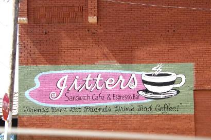 Childress Tx - Jitters Coffee Sign