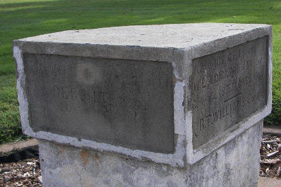 Texas - 1891 Childress County Courthouse Cornerstone