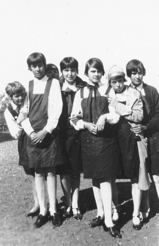 Clarendon TX - Pep Squad 1927, Clarendon High School 