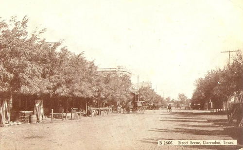 Clarendon Texas street scene