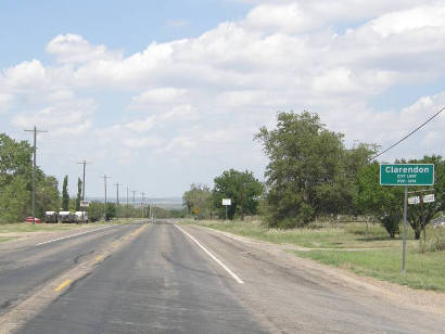 Clarendon Texas city limit