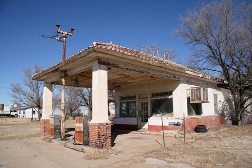 Claude Texas old gas station
