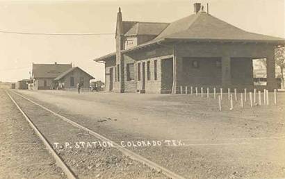 T & P depot, Colorado City, Texas