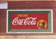 Coca cola sign, Crosbyton, Texas
