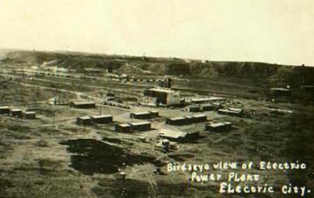 Electric power plant in Electric City, Texas