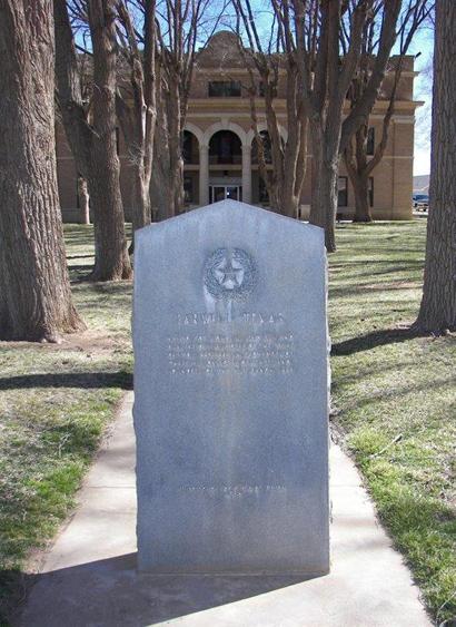 Farwell TX - 1936 Texas Centennial Marker
