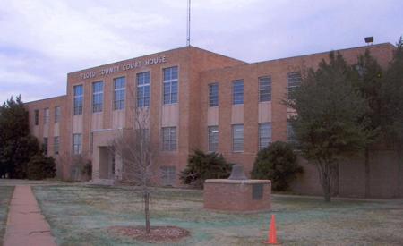 The 1950 Floyd County Courthouse, FloydadaTX