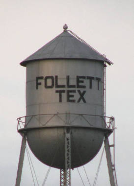 Follett Tx - Tin Man Water Tower