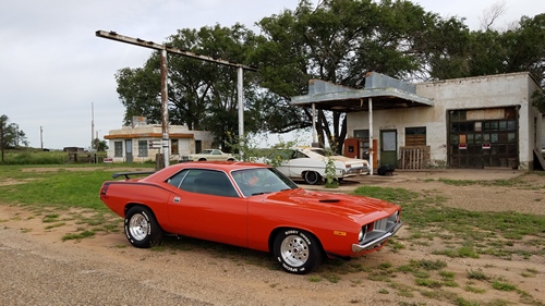 Glenrio TX - Route 66 Texaco Brownlee Diner, Little Juarez Cafe 