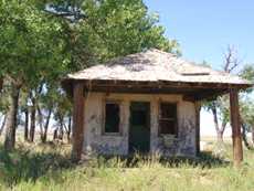 Glenrio Texas old filling station