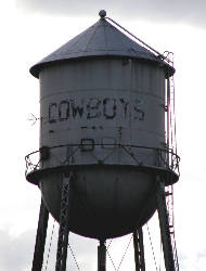 Happy Texas water tower "Cowboys"