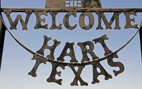 Hart Texas Welcome sign