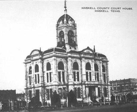Haskell County courthouse  before remodelling,  Haskell Texas
