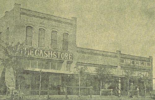 Hedley Texas mainstreet stores, old photo 