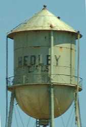 Hedley Texas water tower