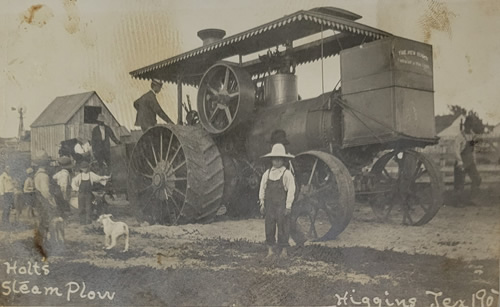 Higgins Texas - Holts Steam Plow, Lipscomb County, 1907