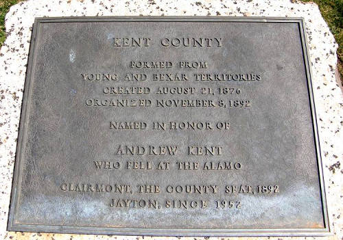 Kent County Centennial Marker Plaque  