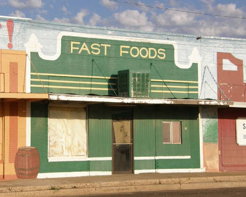 Kress Tx Mural "Fast Foods"
