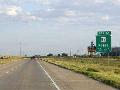 Kress Tx Road Sign