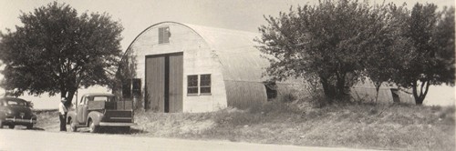 Lipscomb's new Fair Building built in 1947, Lipscomb Texas