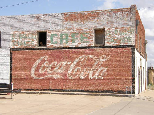 Littlefield Tx -  Coca Cola Ghost sign