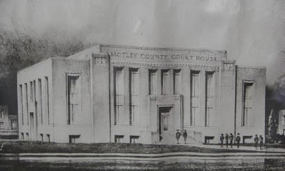 Proposed 1938 Motley County Courthouse Drawing