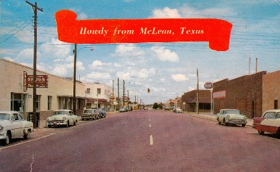 McLean Texas street scene