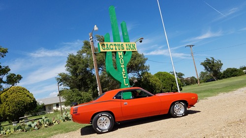 McLean TX - Route 66 -1956 Cactus Inn Motel 