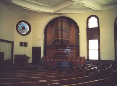 Memphis Texas former Presbyterian Church sanctuary