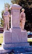 Our Patriots statues in Memphis Texas
