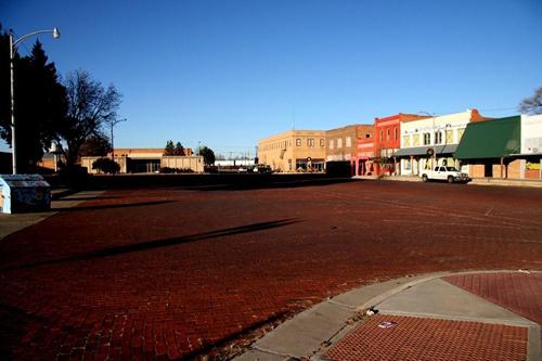 Memphis Texas brick street