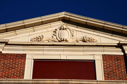 Hall County courthouse pediment, Memphis Texas