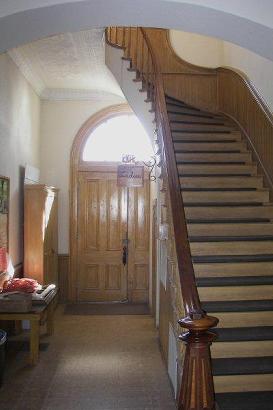 Paint Rock Texas -  Concho County courthouse staircase