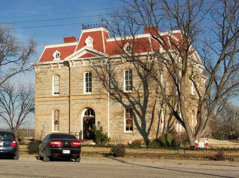 Concho County courthouse  Paint Rock Texas 