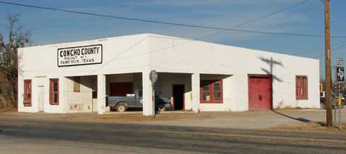 Paint Rock Tx Concho County Precinct Building