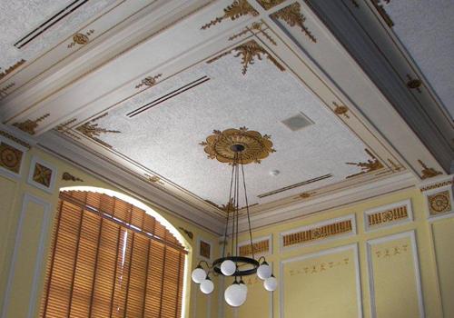 Gray County Courthouse ceiling details, Pampa Texas