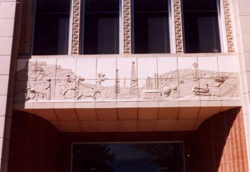 Carson County Courthouse  frieze, Panhandle, Texas