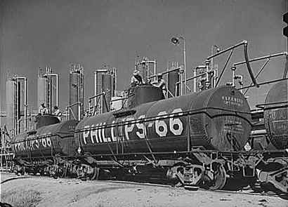 Phillips, Texas - Phillips 66, 1942 old photo