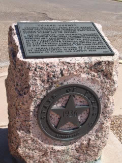 Yoakum County Texas 1936 Centennial Marker